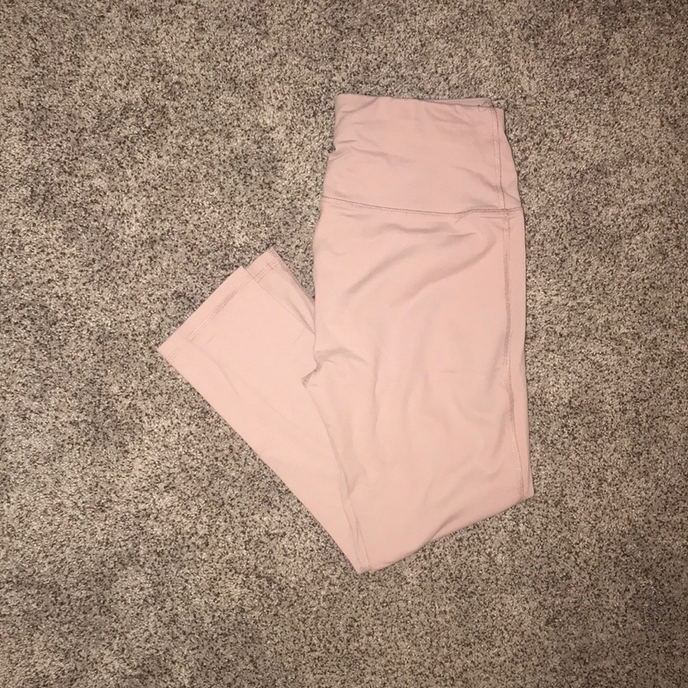 Blush workout leggings - M